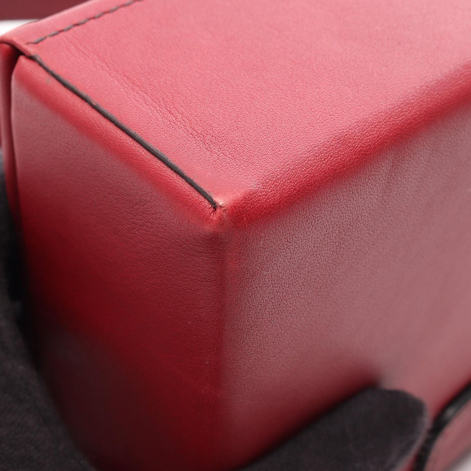 Dior Shoulder Bag Addict Small Box Amaranth Leather Box — view 8
