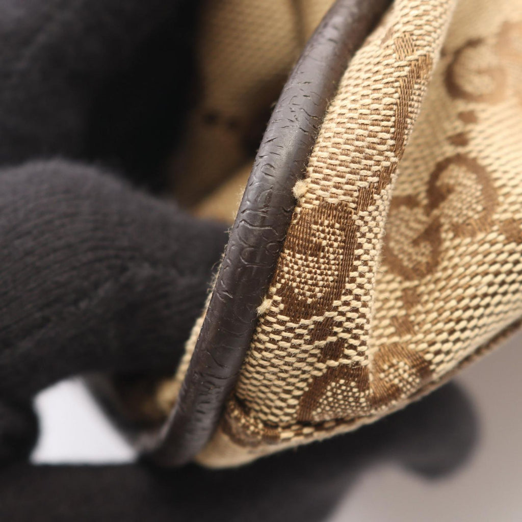 Gucci Boston Bag GG Canvas Beige Sherry Line — view 8