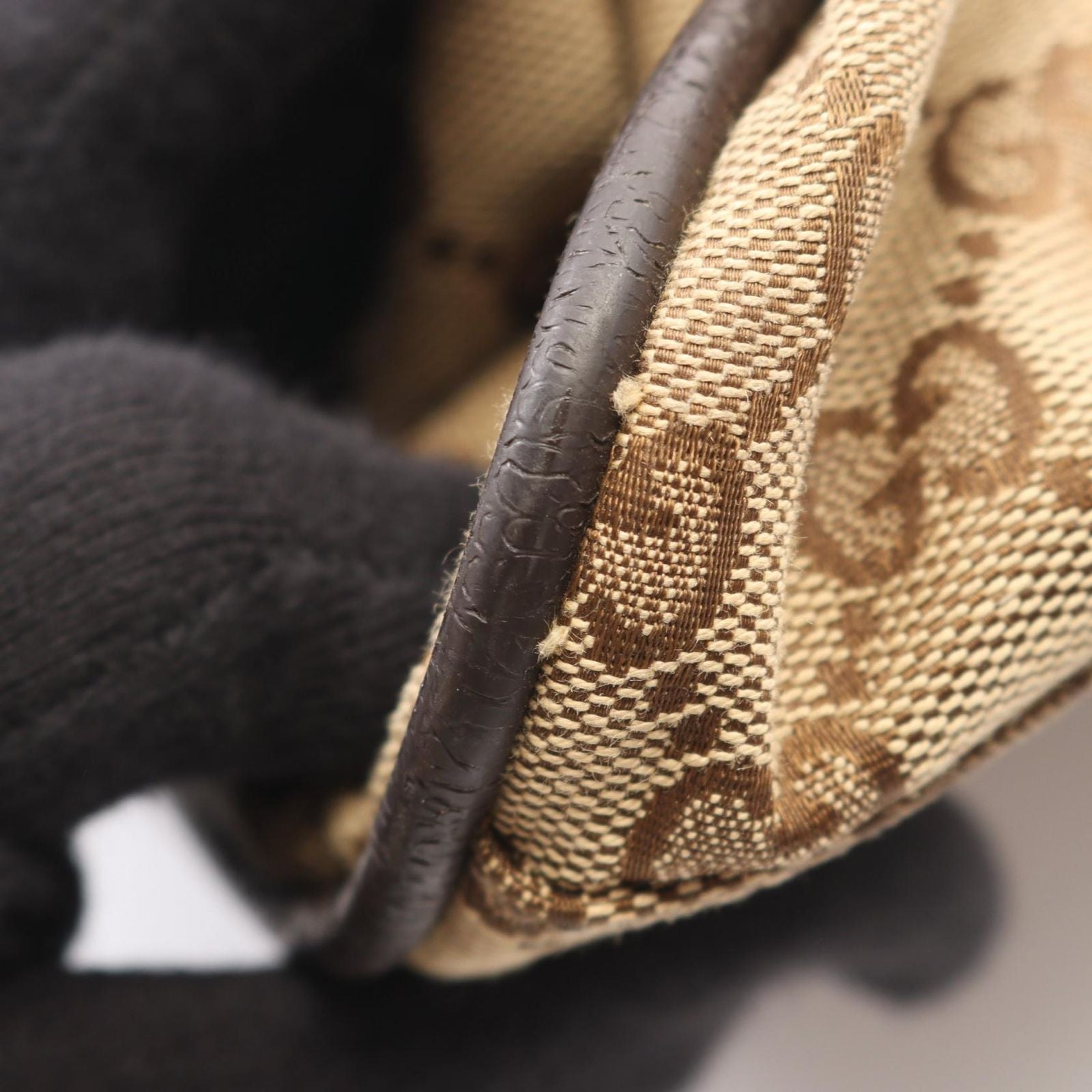 Gucci Boston Bag GG Canvas Beige Sherry Line — view 8