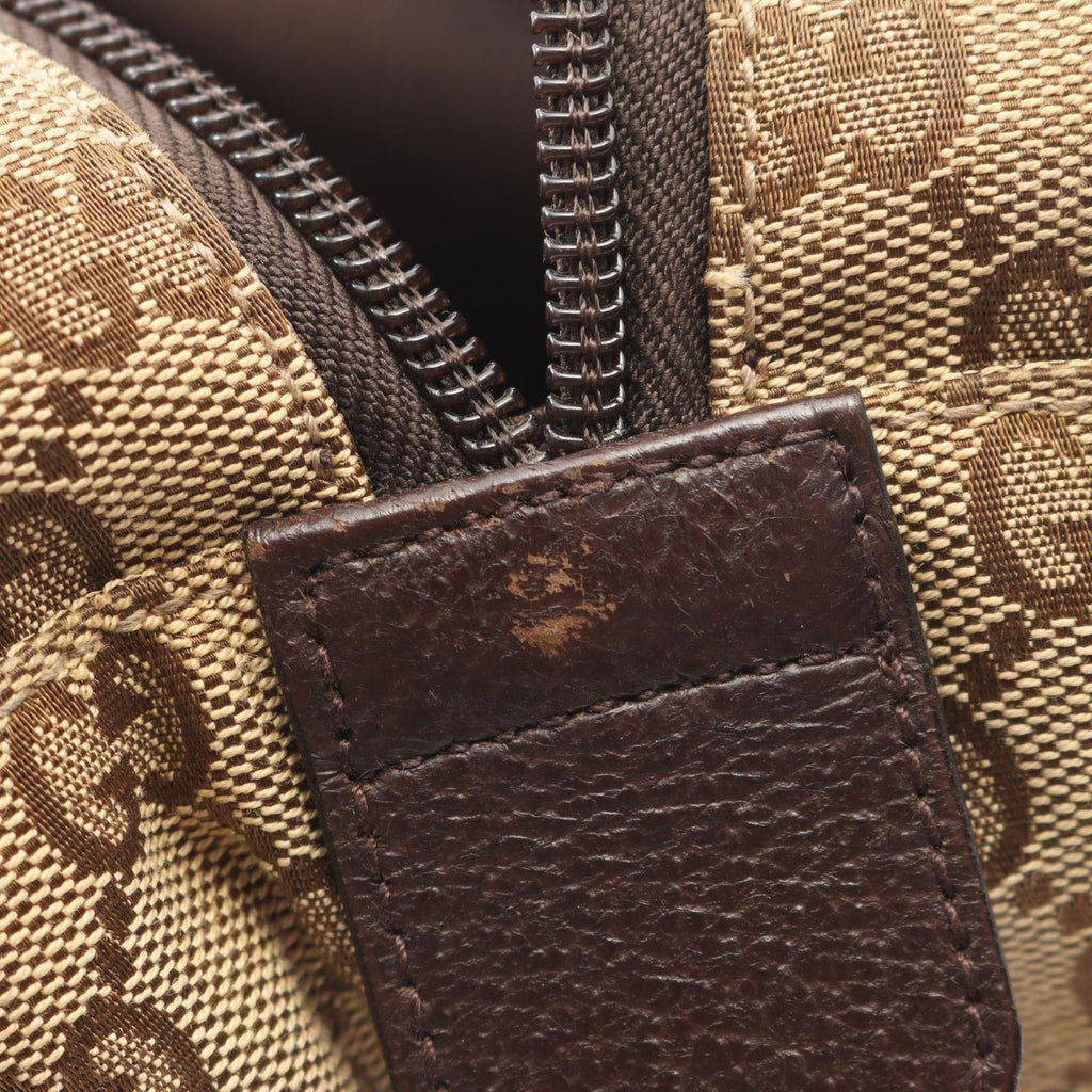 Gucci Boston Bag GG Canvas Beige Sherry Line — view 6