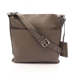 Fendi Shoulder Bag Selleria Gray Leather