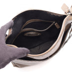 Fendi Shoulder Bag Selleria Gray Leather — view 3