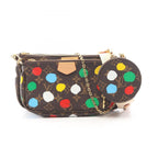 Louis Vuitton Shoulder Bag Yayoi Kusama Multy Pochette Accessory Soir Canvas
