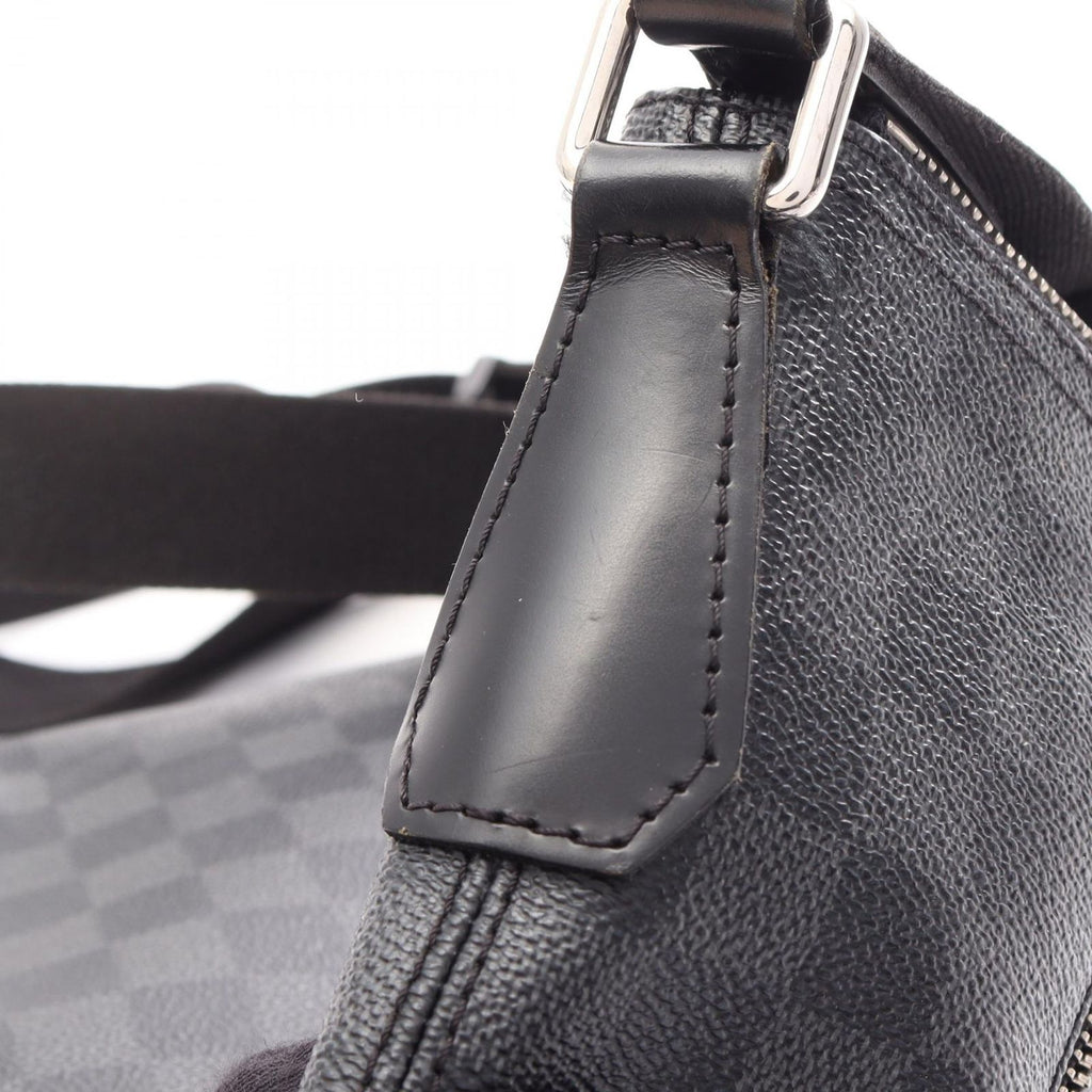 Louis Vuitton Shoulder Bag Mick PM Damier Graphite Canvas Leather — view 8