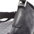 Louis Vuitton Shoulder Bag Mick PM Damier Graphite Canvas Leather — view 8