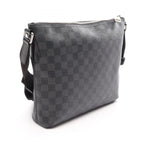 Louis Vuitton Shoulder Bag Mick PM Damier Graphite Canvas Leather — view 2