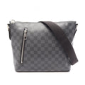 Louis Vuitton Shoulder Bag Mick PM Damier Graphite Canvas Leather