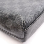 Louis Vuitton Shoulder Bag Mick PM Damier Graphite Canvas Leather — view 6