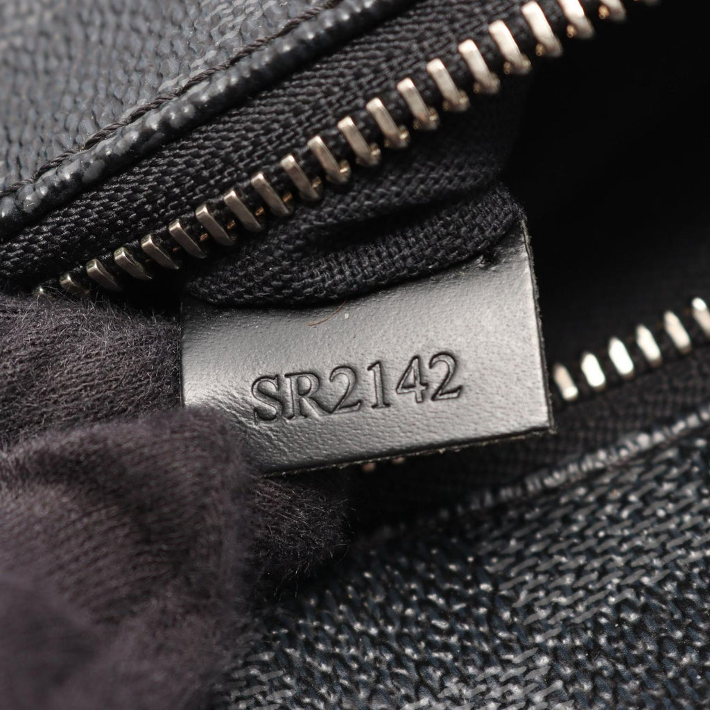 Louis Vuitton Shoulder Bag Mick PM Damier Graphite Canvas Leather — view 5