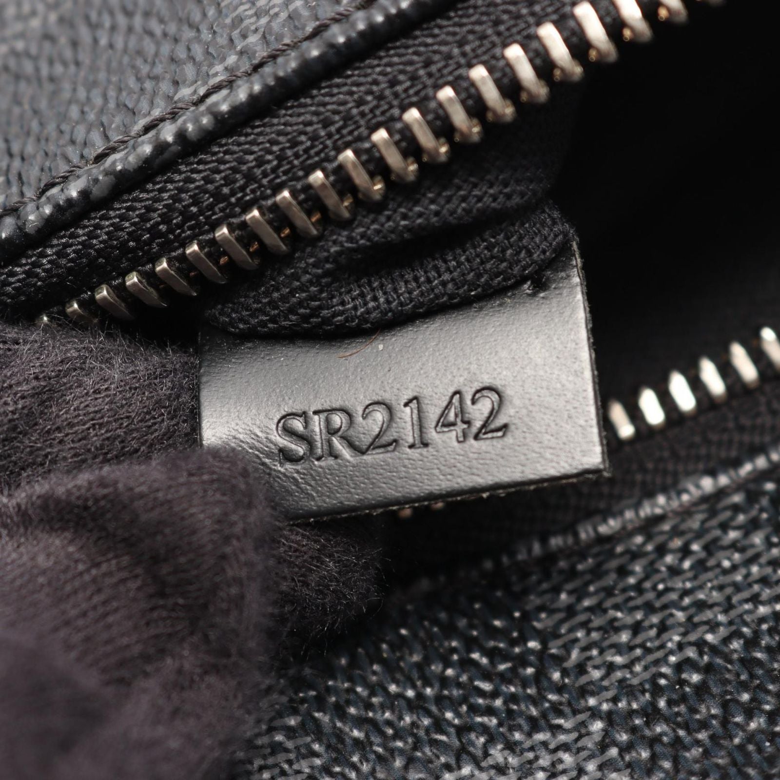 Louis Vuitton Shoulder Bag Mick PM Damier Graphite Canvas Leather — view 5