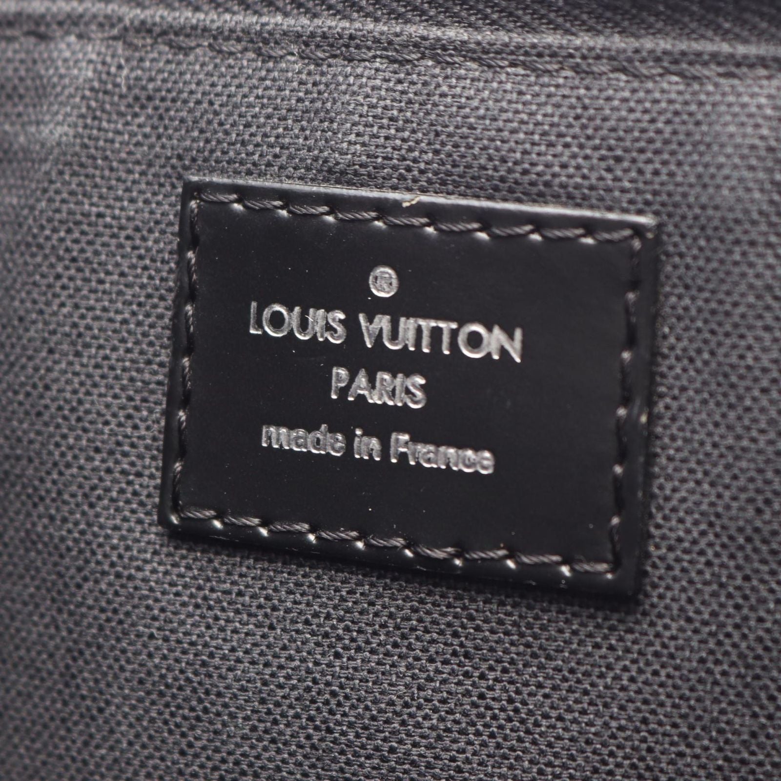 Louis Vuitton Shoulder Bag Mick PM Damier Graphite Canvas Leather — view 4
