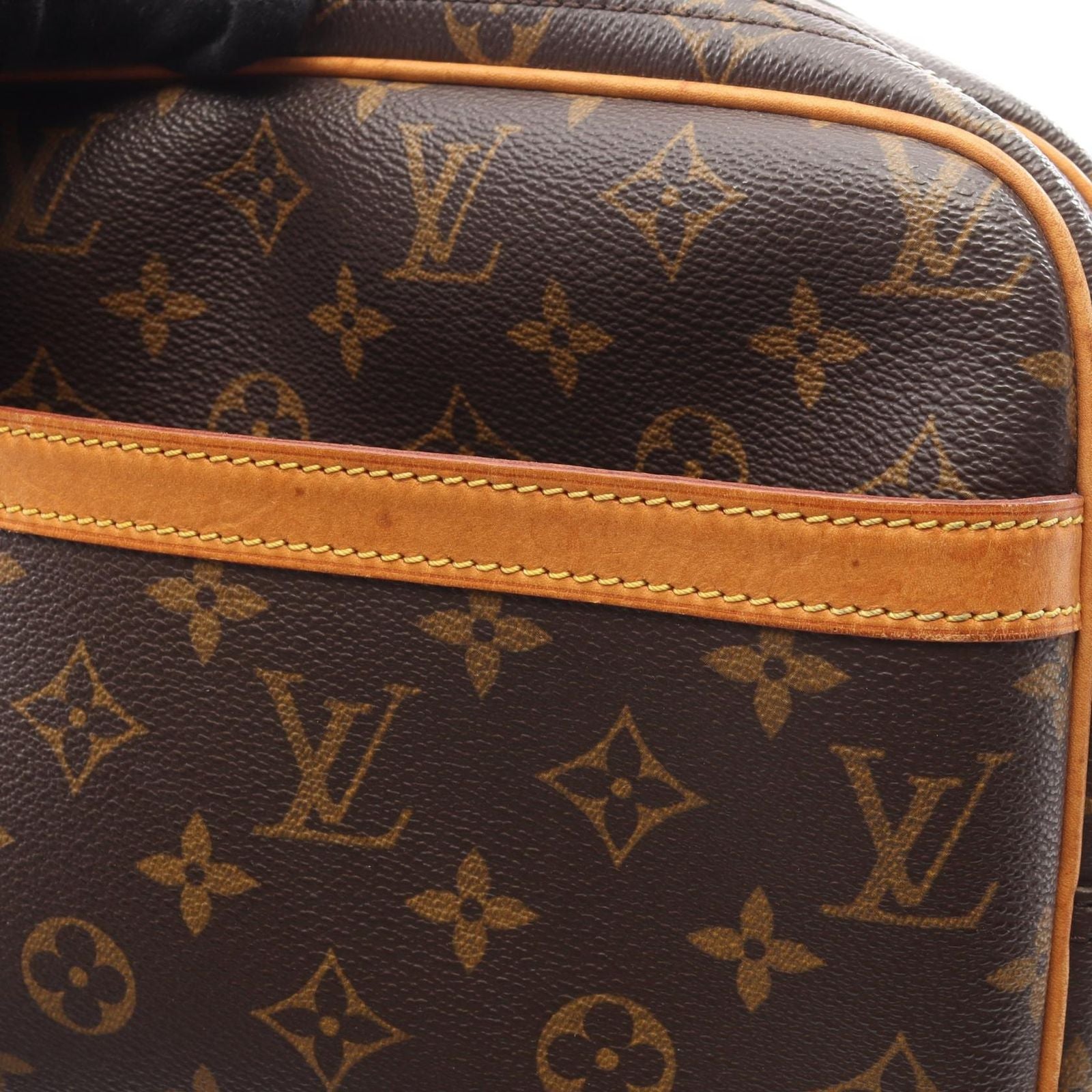 Louis Vuitton Shoulder Bag Reporter PM Monogram Canvas Leather — view 7