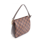 Louis Vuitton Trousse Makeup Damier Ebene Canvas Leather Handbag — view 2