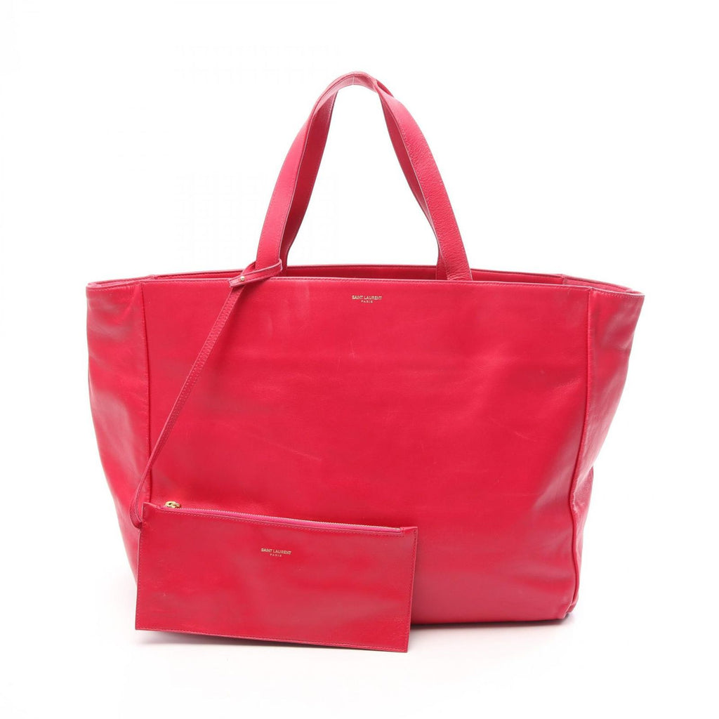 Saint Laurent Paris Tote Bag Volice Pink Leather