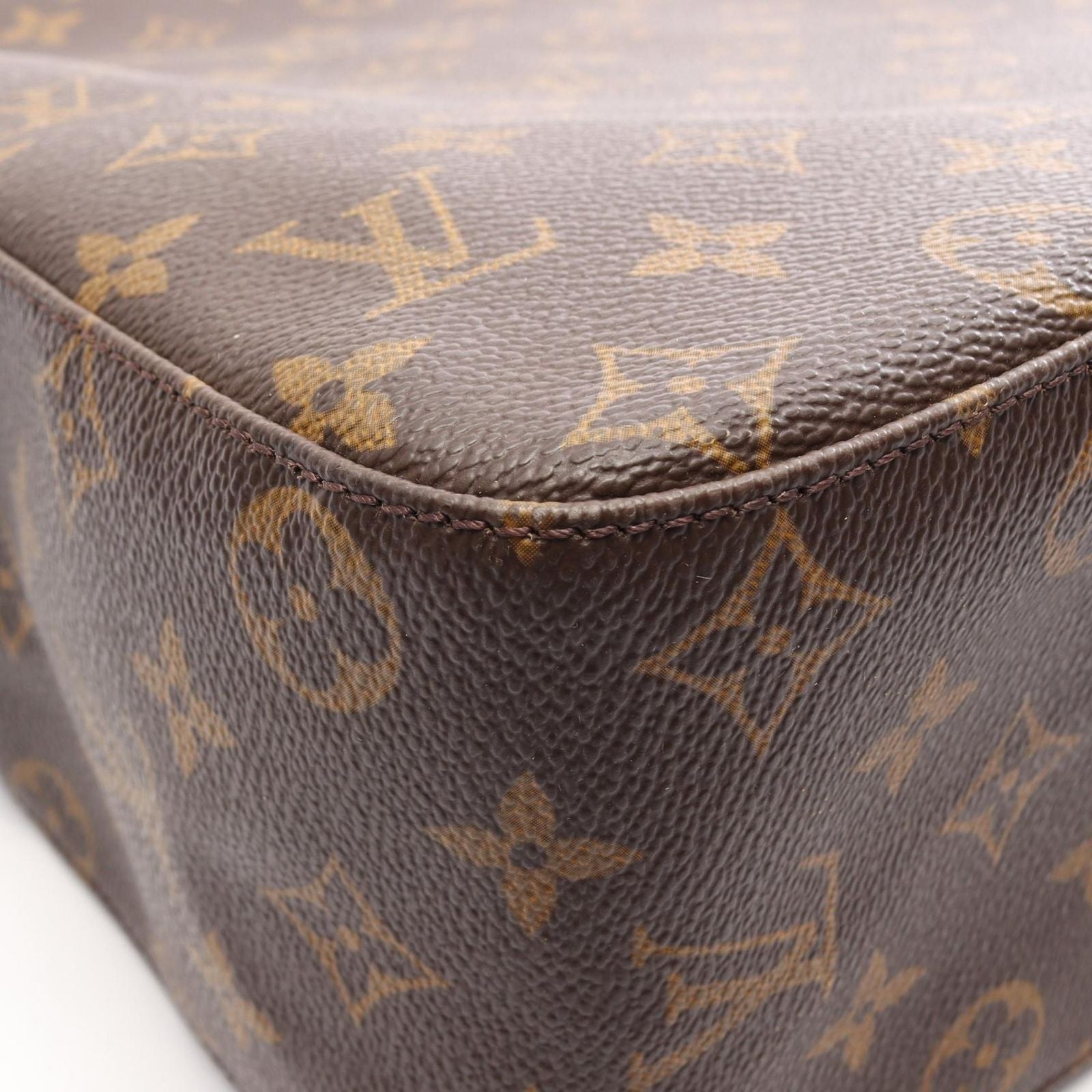 Louis Vuitton Shoulder Bag Looping GM Monogram Canvas Leather — view 6