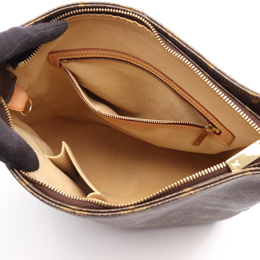 Louis Vuitton Shoulder Bag Looping GM Monogram Canvas Leather — view 3