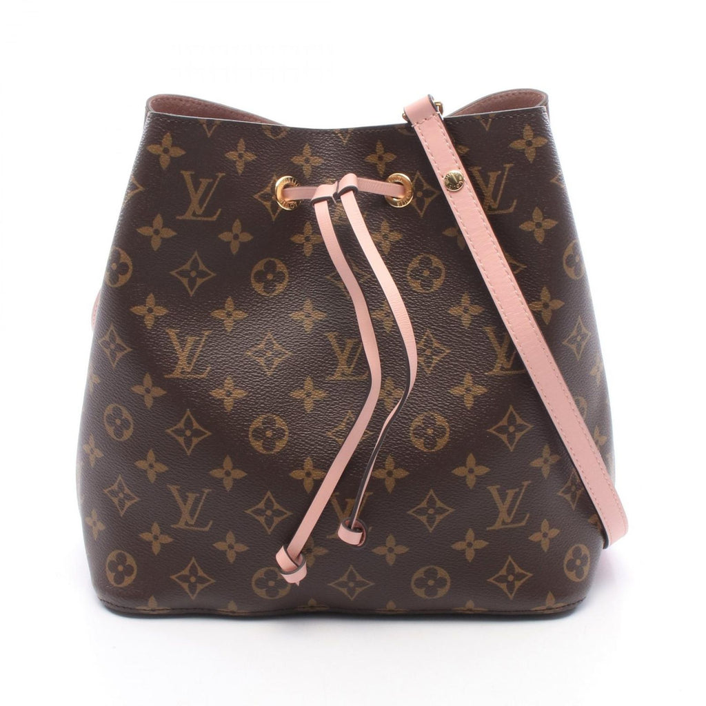 Louis Vuitton Shoulder Bag Neo Noe Monogram Rose Poudre Canvas Leather