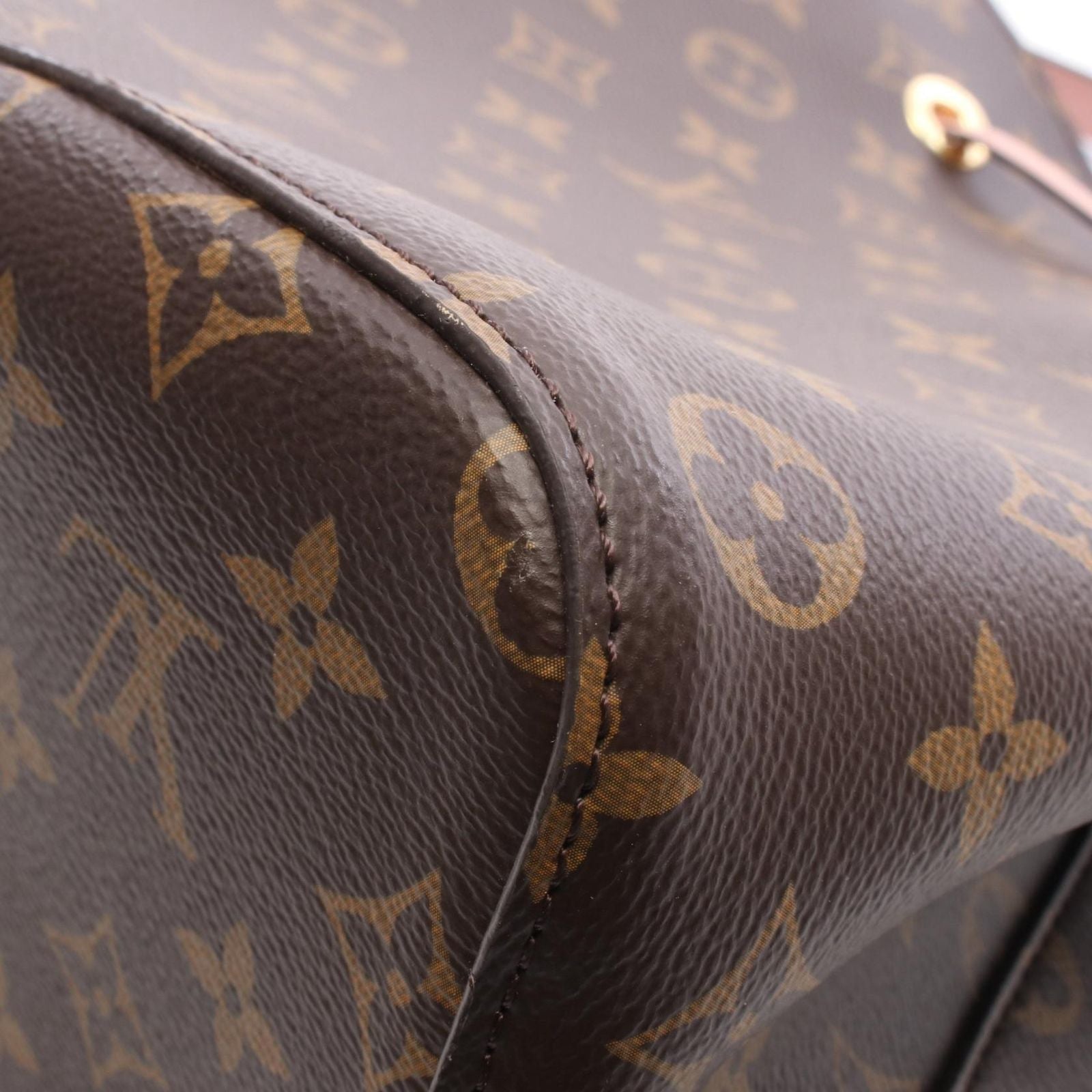 Louis Vuitton Shoulder Bag Neo Noe Monogram Rose Poudre Canvas Leather — view 7
