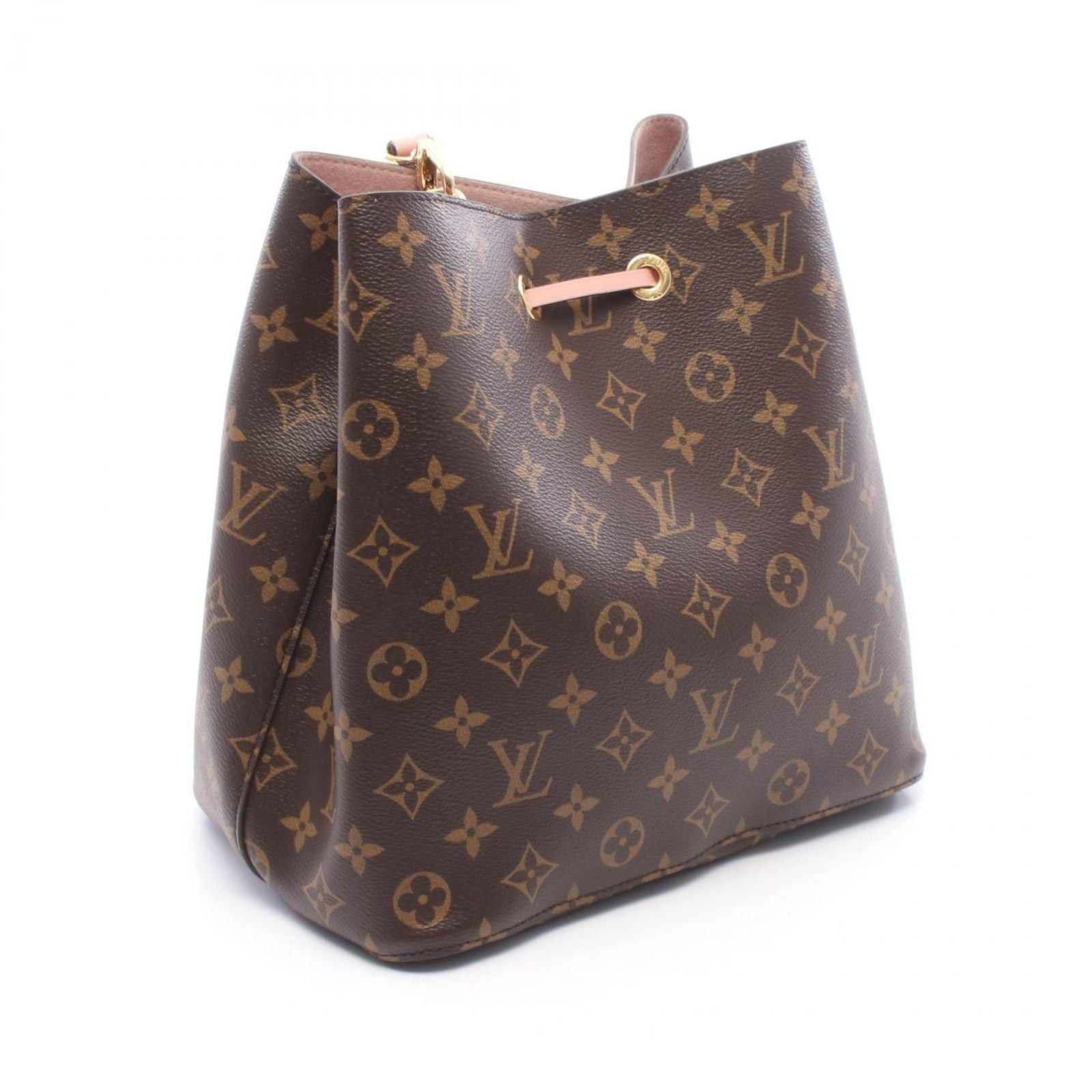 Louis Vuitton Shoulder Bag Neo Noe Monogram Rose Poudre Canvas Leather — view 2