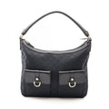 Gucci Shoulder Bag GG Canvas Black Abbey Oneshoulder