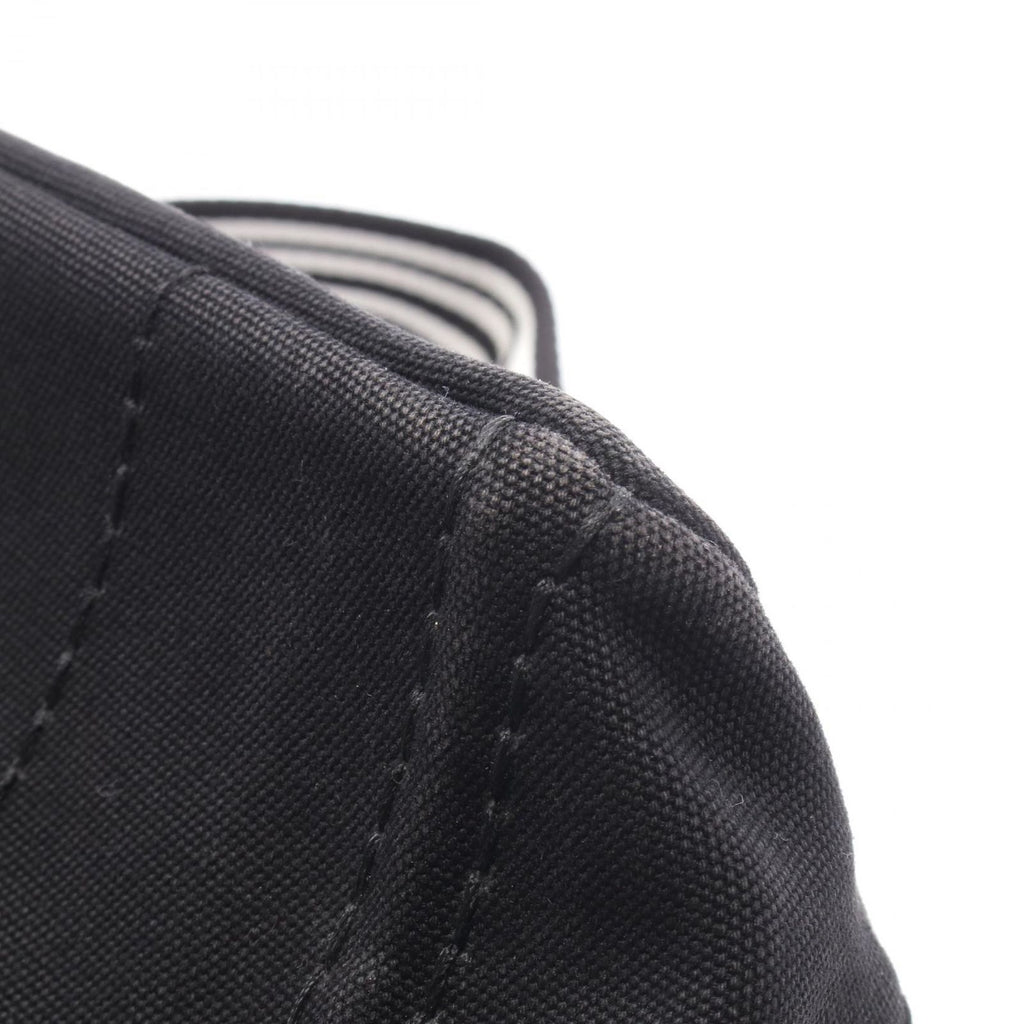 Prada Tote Bag Canapa 2-Way Black White Canvas Mini — view 6