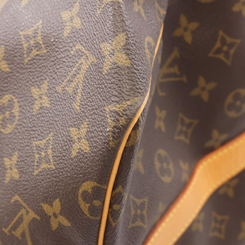 Louis Vuitton Boston Bag Keepall Bandouliere 55 Monogram Canvas Leather — view 7