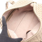 Bottega Veneta Intrecciato Beige Leather Handbag — view 3