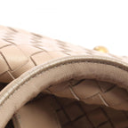 Bottega Veneta Intrecciato Beige Leather Handbag — view 8