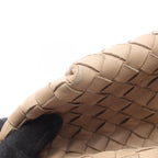 Bottega Veneta Intrecciato Beige Leather Handbag — view 7