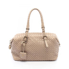 Bottega Veneta Intrecciato Beige Leather Handbag