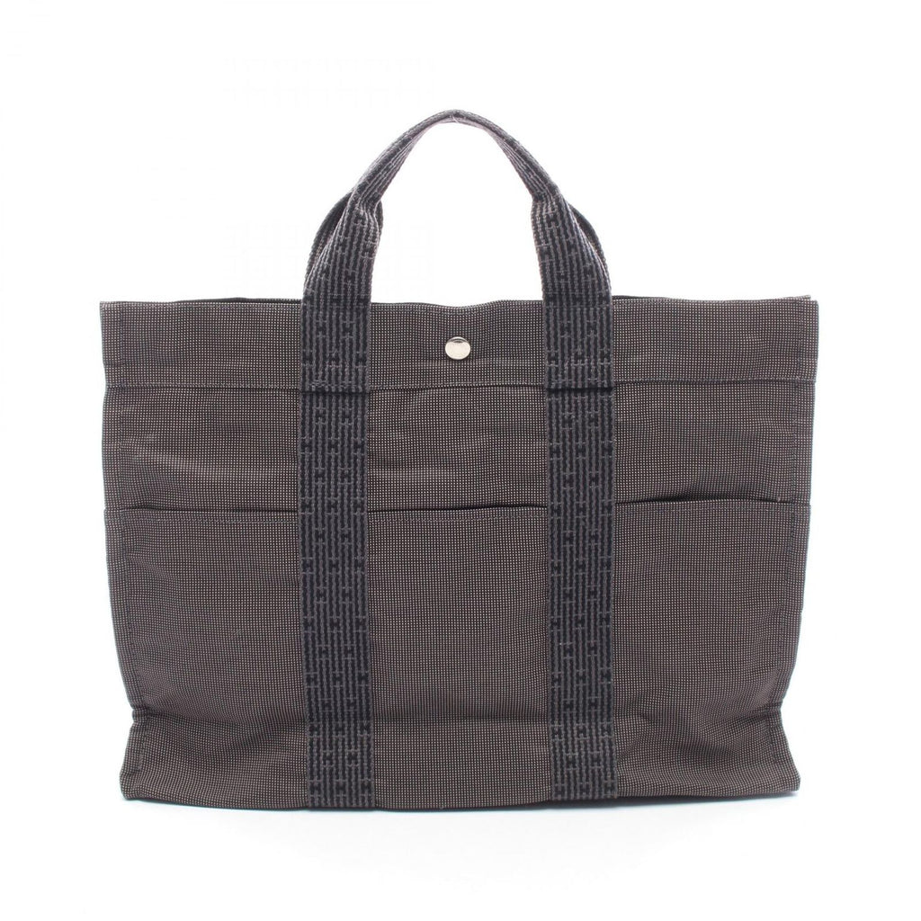 Hermes Tote Bag Her Line MM Gray Nylon