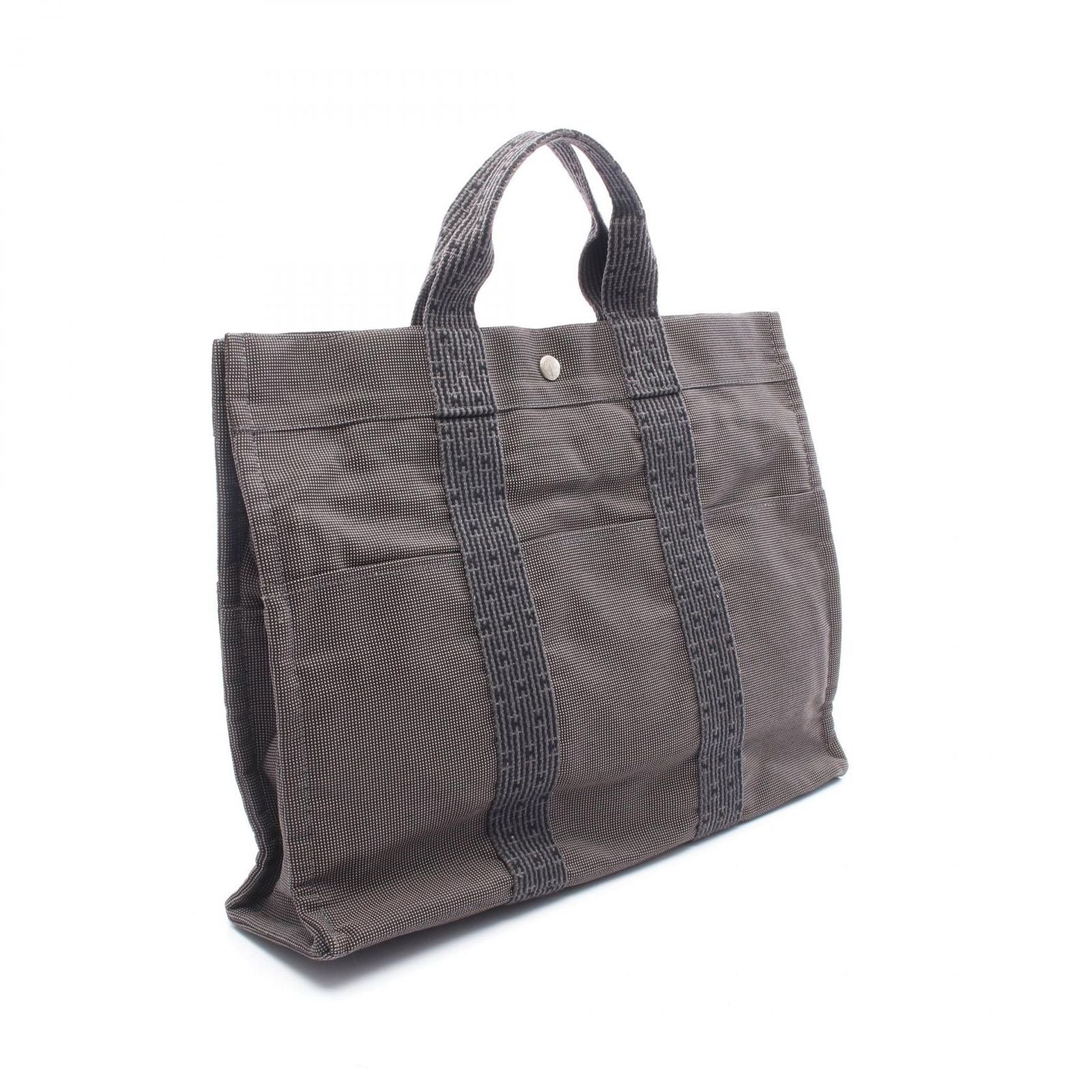 Hermes Tote Bag Her Line MM Gray Nylon — view 2