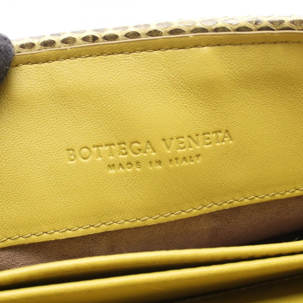 Bottega Veneta Shoulder Bag Olympia Intrecciato Green Exotic Leather Chain — view 4
