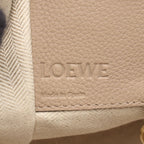 Loewe Hammock Small 2-Way Gray Leather Shoulder Bag — view 4