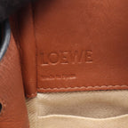 Loewe Handbag Hammock Drawstring Bag Mini 2-Way Brown Leather — view 4
