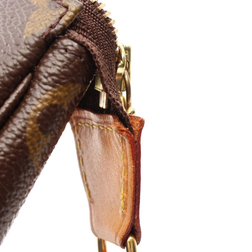 Louis Vuitton Handbag Pochette Accessory Soir Canvas Leather LV Takashi Murakami — view 8