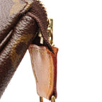 Louis Vuitton Handbag Pochette Accessory Soir Canvas Leather LV Takashi Murakami — view 8