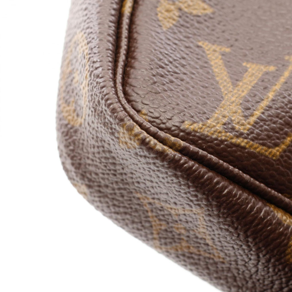 Louis Vuitton Handbag Pochette Accessory Soir Canvas Leather LV Takashi Murakami — view 7