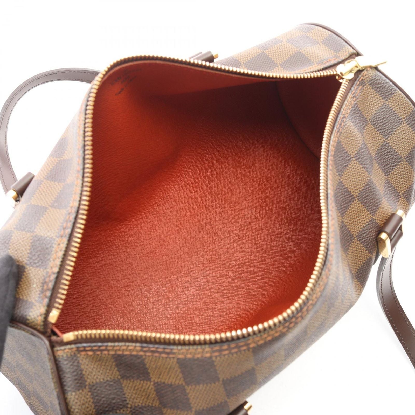 Louis Vuitton Papillon 30 Damier Ebene Canvas Leather GM Handbag — view 3