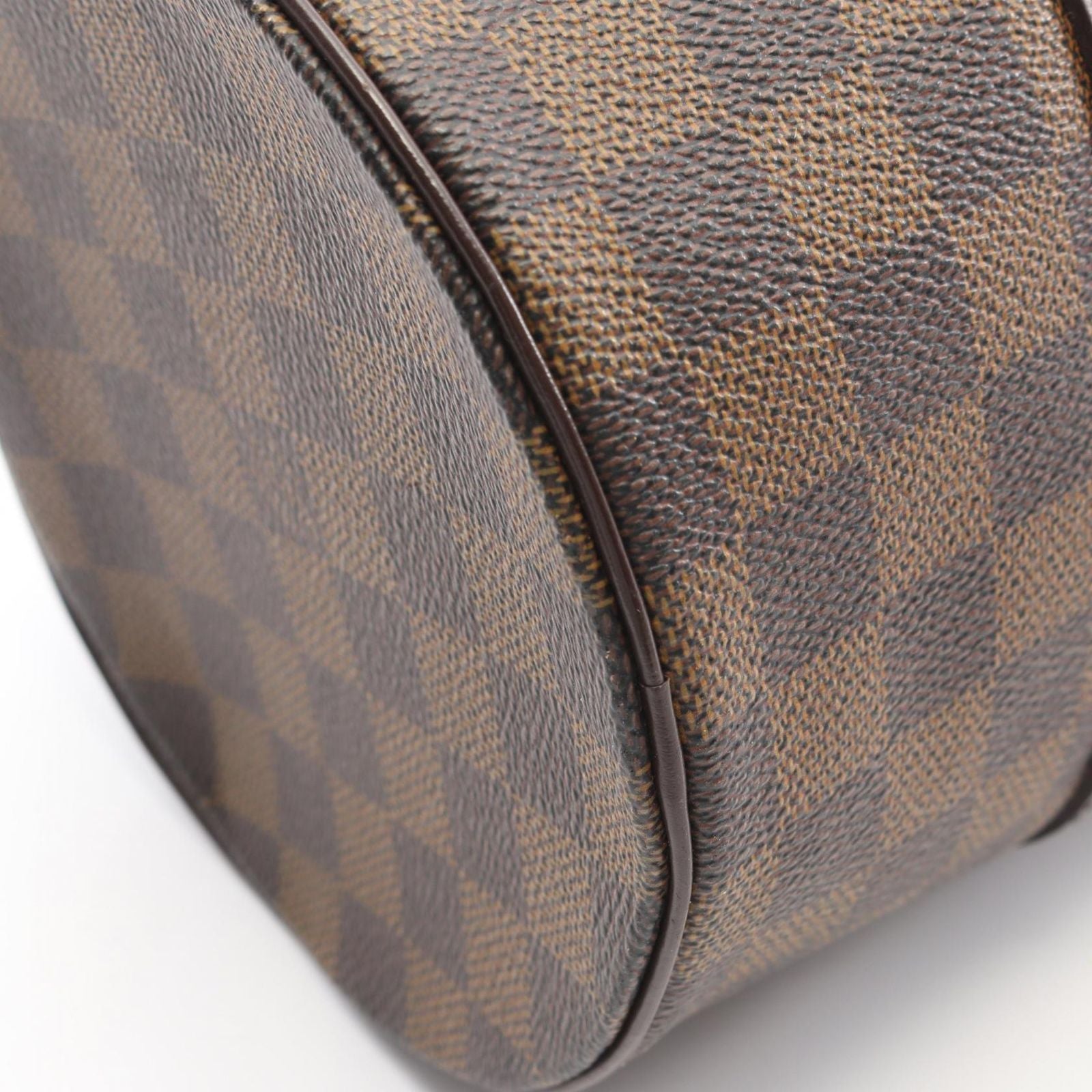 Louis Vuitton Papillon 30 Damier Ebene Canvas Leather GM Handbag — view 7