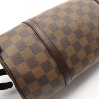 Louis Vuitton Papillon 30 Damier Ebene Canvas Leather GM Handbag — view 8