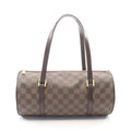 Louis Vuitton Papillon 30 Damier Ebene Canvas Leather GM Handbag