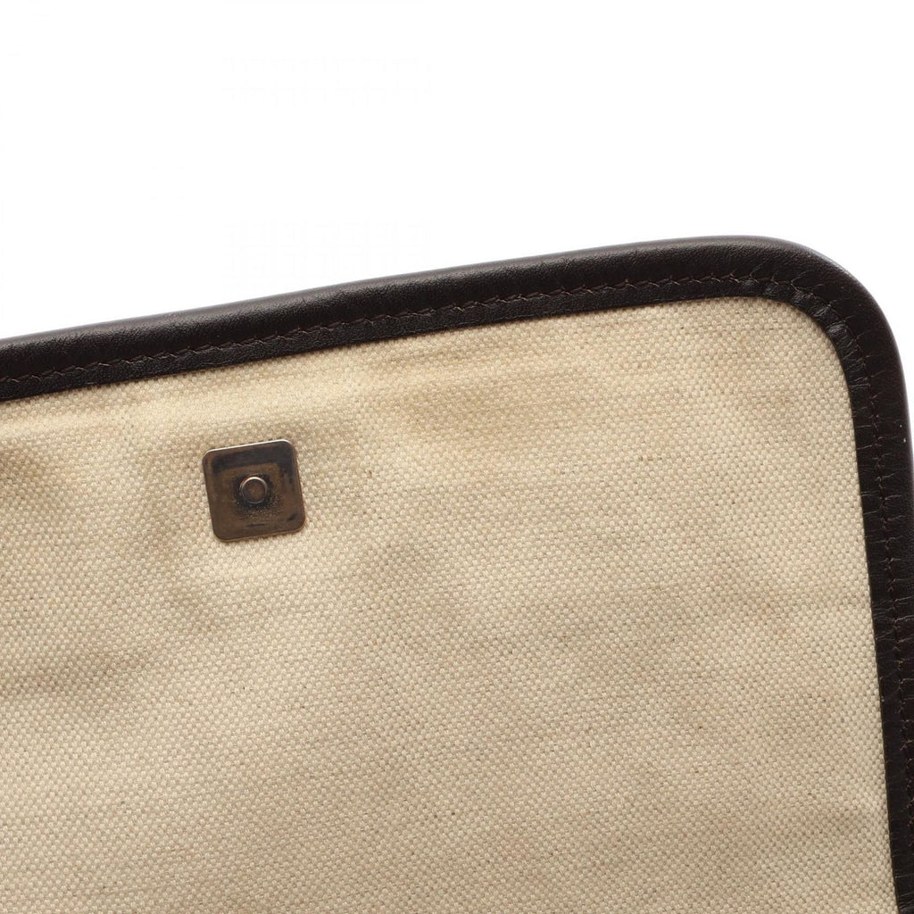 Gucci Shoulder Bag GG Supreme Beige Brown Canvas Leather — view 8