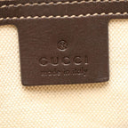Gucci Shoulder Bag GG Supreme Beige Brown Canvas Leather — view 4