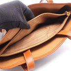 Celine Tote Bag Macadam Brown Dark Canvas Leather — view 5