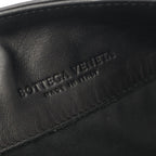 Bottega Veneta Shoulder Bag Intrecciato Black Navy Leather — view 4