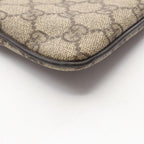 Gucci Shoulder Bag GG Supreme Beige Brown Canvas Leather — view 6