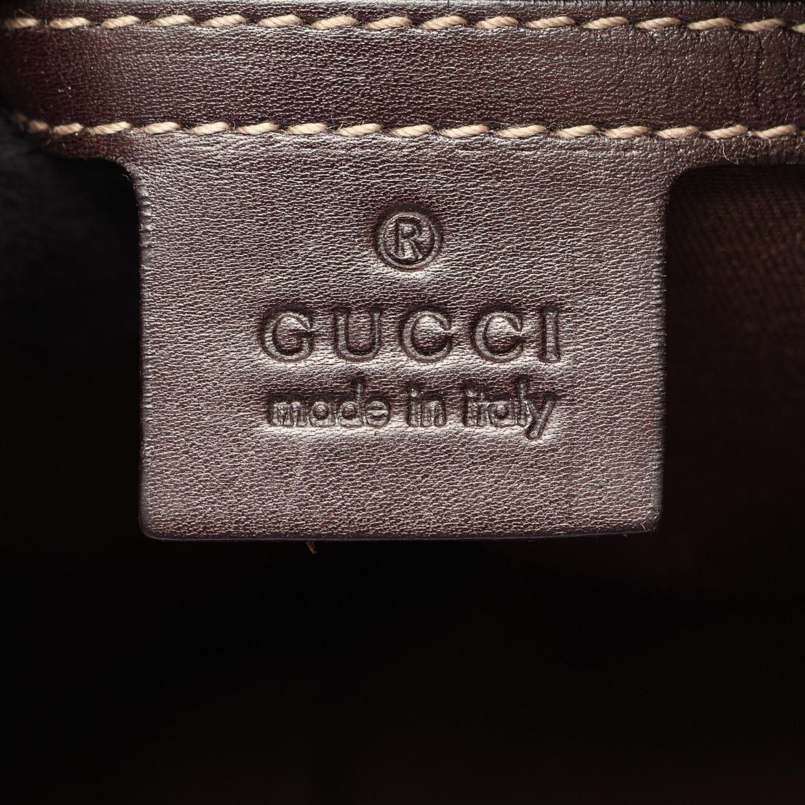 Gucci Tote Bag GG Canvas Beige Brown Horsebit — view 4