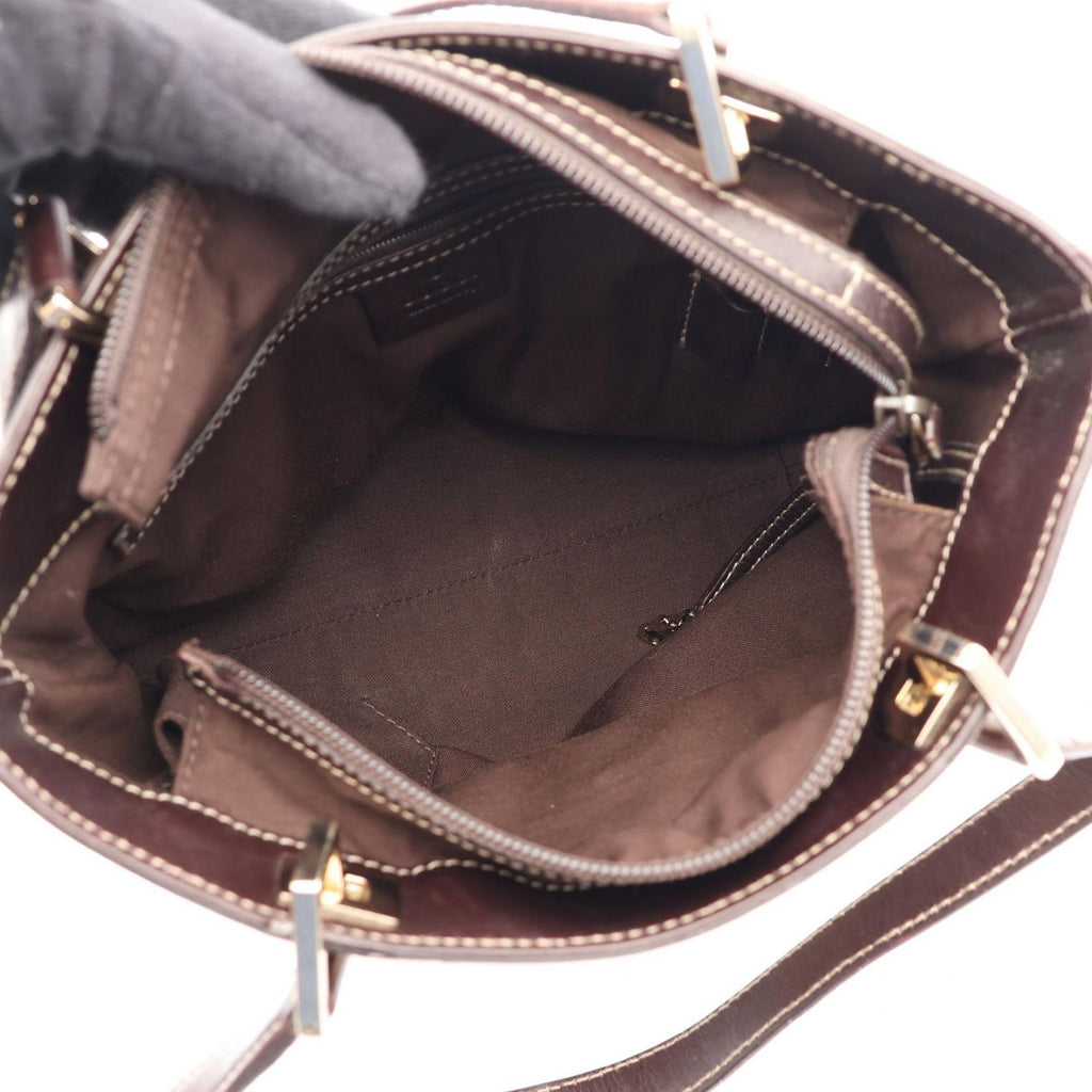 Gucci Tote Bag GG Canvas Beige Brown Horsebit — view 3