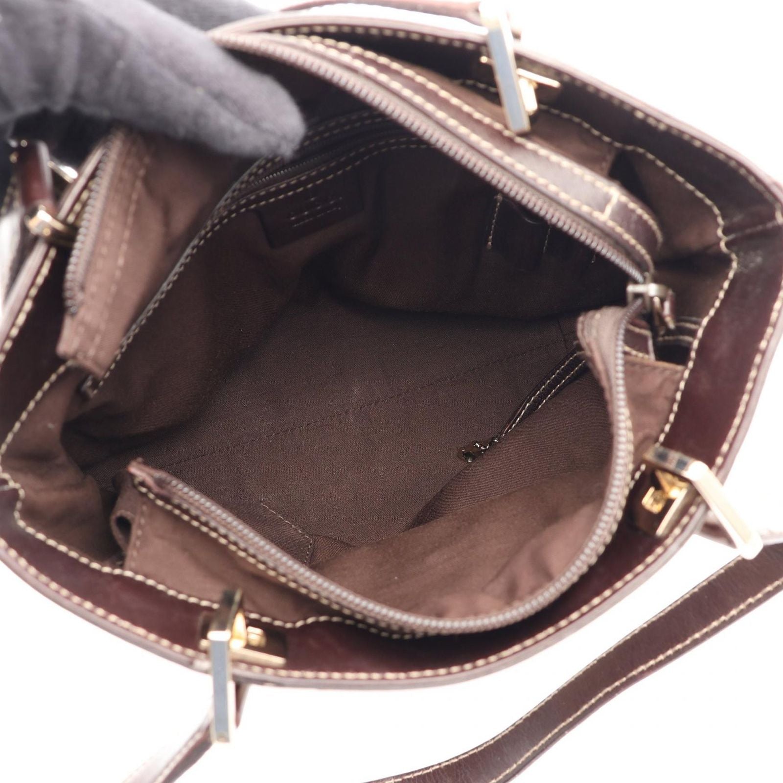 Gucci Tote Bag GG Canvas Beige Brown Horsebit — view 3